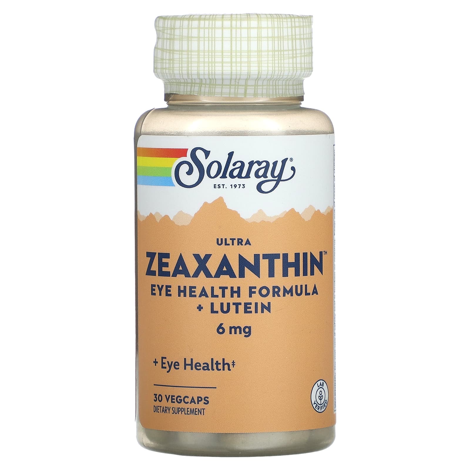 Solaray, Zeaxanthin Ultra 6 mg, 30 VegCaps UPC 076280106190 | HiLife Vitamins